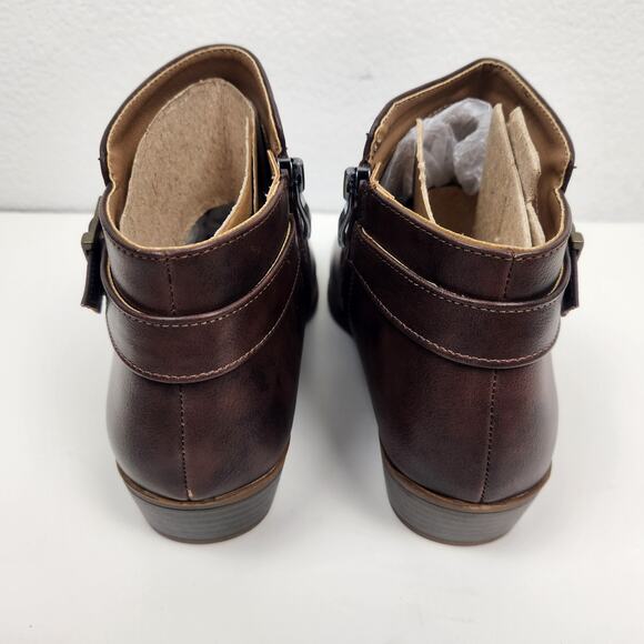 LifeStride Ally Bootie in Brown Size 8.5M Excellent Condition - Picture 8 of 11